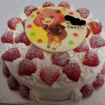 ラ・ブランシュ - いちごのショートケーキ７号サイズ（キャラクタープレートスパイファミリーアーニャ）