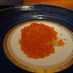 蒼 - いくらパスタ。ハマグリ出汁