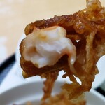 天丼屋 ふくすけ - 海老断面