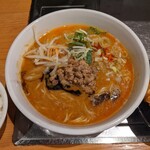 Niku Massuru Suguru - 肉屋の担々麺と唐揚げごはんセット