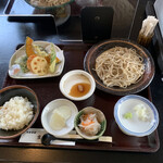 蕎麦茶屋 まきぼう - 日替わり蕎麦定食　¥1100(税込)