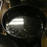 串かつ 七福神 - わかめスープ