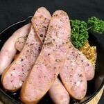 Assortment of 3 types of sausages