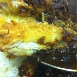 キッチン南海 - 薄目のカツが丁度良い。