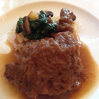 ル・ブルギニオン - 【メイン】本日の肉料理（フランス産の鴨のもも肉の煮込みオニオンキャラメルのソース）1点
                  