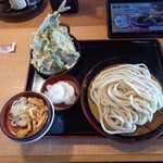 久兵衛屋 - さんま天ざるうどん