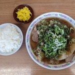 第一旭 - ミニ 700円 , ごはん(小) 110円