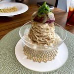 EMME - 和梨と葡萄と和栗のモンブラン