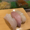 Takasago Sushi - 鯛　トロ　帆立