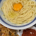 中華そば べんてん - 塩油そば、つまみチャーシュー、辛味別皿