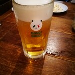 北海道イタリアン居酒屋 エゾバルバンバン - 生ビール