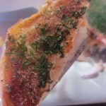 てっちゃん - 生地とキャベツ、玉子、そばそれらが絶妙に合わさってうまいわい☆彡