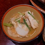 日本料理 柳燕 - 長崎のクエと松茸のお鍋