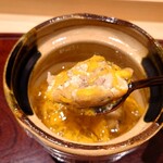日本料理 柳燕 - ひろうすの菊餡掛け