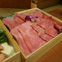 北新地しゃぶしゃぶすき焼き きらく - 美和牛　4部位