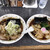 青島食堂 司菜 - 料理写真:青島ラーメン（左は薬味刻みねぎトッピング）