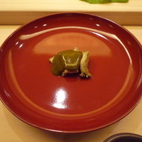 鮨 生粋 - 鮑蒸し物