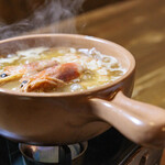 草津 極楽酒場 - アヒージョ