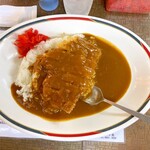 ジャンボカレー - カツカレー（サービスタイムで580円）ライス少なめ