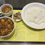 陳建一 麻婆豆腐店 - 麻婆豆腐セット(ランチ限定)