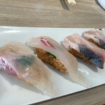 九州寿司 寿司虎 Aburi Sushi TORA - タイ・カンパチ