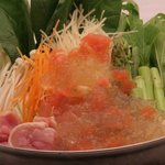 豚舞 - 烏骨鶏スープの【美肌コラーゲン鍋】一人前￥1890