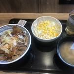 Yoshinoya - 豚ロース生姜丼とAサラダセット