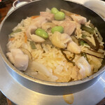 Tsuki nagi - 釜飯セットの地鶏