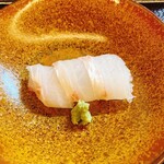 天麩羅 季節料理 きょう悦 - 笛吹鯛のお刺身