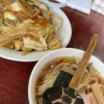 中華　友 - 中華丼+ミニラーメンセット　1000円