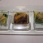 四川飯店 - 前菜３種