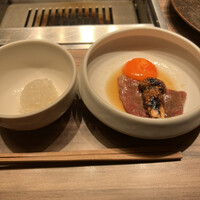 焼肉うしごろ 横浜店 - ご飯と松茸とザブトンすき焼き