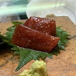 Sasa Sushi - 日置桜の粕に漬けた鮪