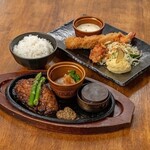 Cafe&Restaurant 雅楽 - おろしポン酢ハンバーグセット