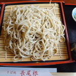 そば処　長尾根 - もり蕎麦（大盛り）