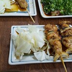 やきとり鳥かつ - ねぎま。たまねぎだけど。