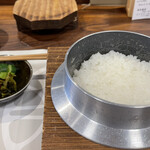 とんかつ 蒼樹 - 今日のご飯は千葉県産の多古米との説明でした