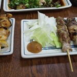 やきとり鳥かつ - ひね。歯ごたえあって、ジューシー。