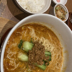 担々麺　錦城 - 担々麺とスープ茶漬けセット