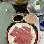 八幡屋 - 鍋物　宮城牛しゃぶしゃぶ