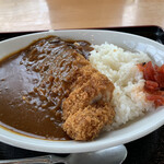 道の駅 オアシスおぶせ - カツカレー