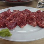 焼肉やっちゃん 茅場町店 - 上ハラミ(ワサビ醤油)1.5人前