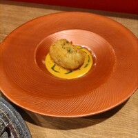 エサカイタリアン オカムー - エビとマッシュルームのコロッケ