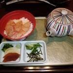 元祖 瓦そば たかせ - 瓦そば鯛茶漬けセット　　　1500円