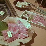 ギュウガテイ - ’13年4月訪・単品で上ロース・牛タン刺し・コテッちゃん