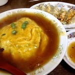 北陸飯店 - 今宵は、ぎょうざと天津丼