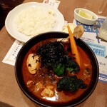 メディスンマン - チキンカレー 1190円(HOT20 200円)
       +岩海苔 120円/チーズ 120円/揚げブロッコリー 160円