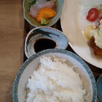 Umihiko - お刺身＆多めご飯！