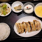 珉珉 - 餃子１人前定食　５６０円