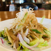 ステーキレストランそうま - ② サラダ、オリジナルドレッシング